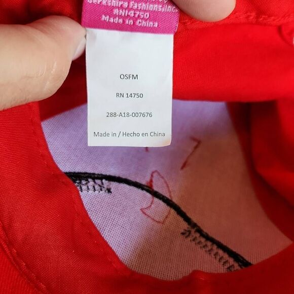 Disney Minnie Mouse Polka Dot  Hat Adjustable Youth Size - Picture 6 of 6